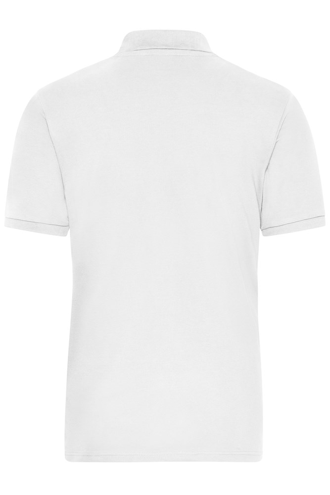 Men's ORGANIC Stretch-Polo Work - SOLID -   OCS Blended