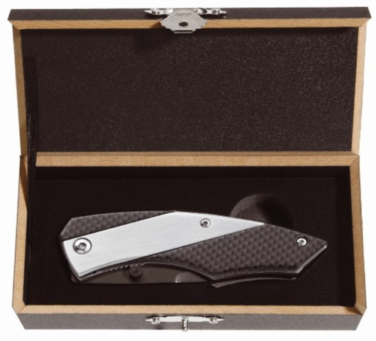 Metmaxx® Taschenmesser "SliderProCarbon" silber