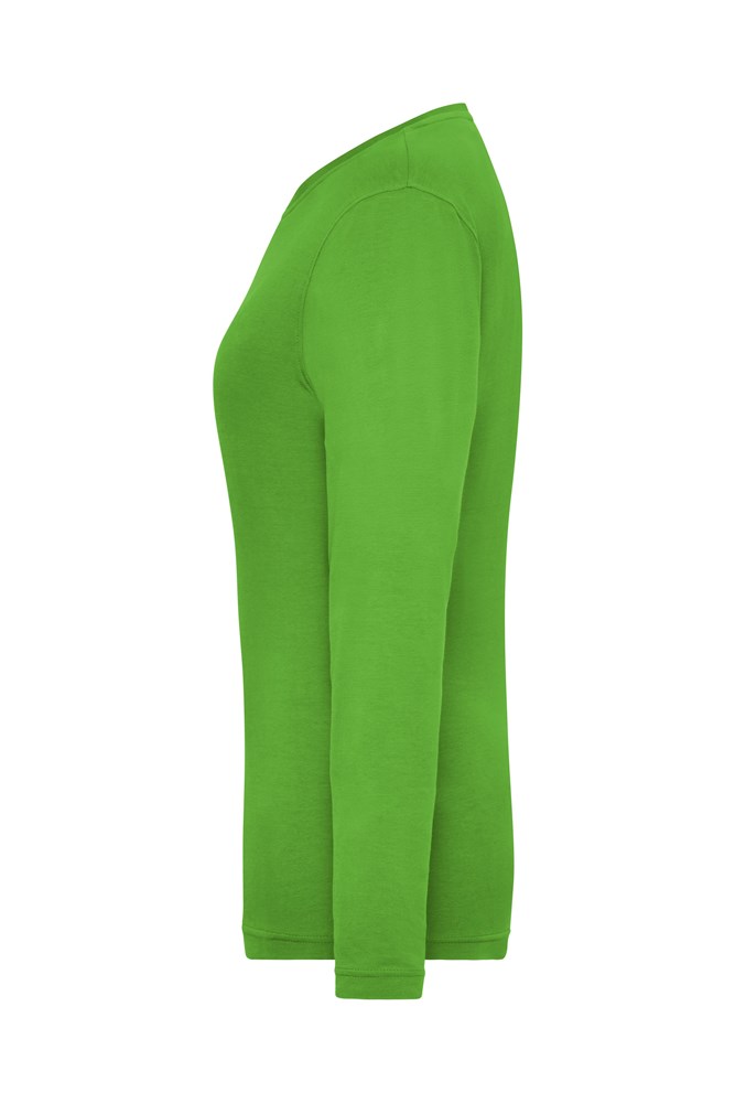 Ladies' ORGANIC Stretch-Longsleeve Work - SOLID -   OCS Blended