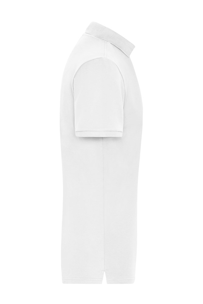 Men's ORGANIC Stretch-Polo Work - SOLID -   OCS Blended